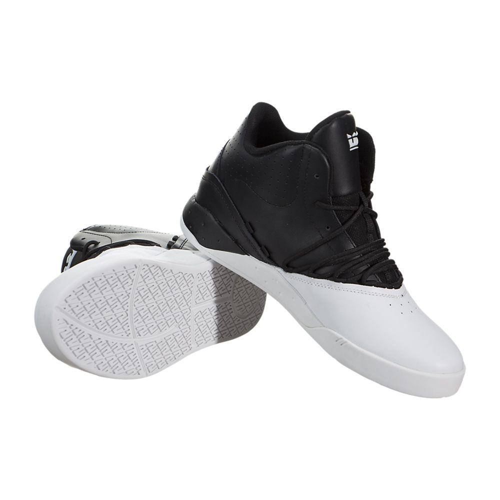 Baskets Supra Estaban Noir Blanche Black/White Homme | BBW-70168003